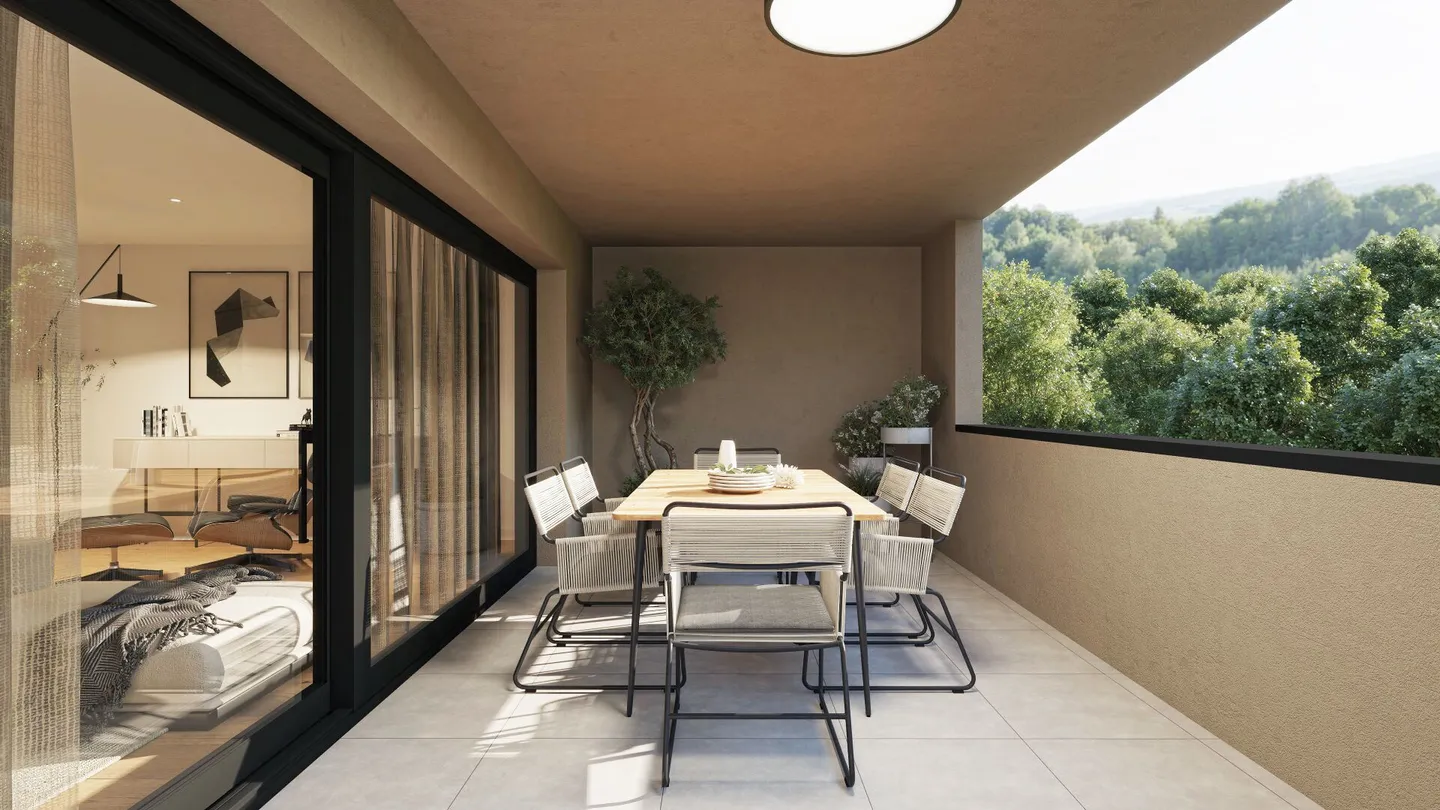 New construction project "Haselweg2" in elevated location in Muhen - Photo 7 of 16