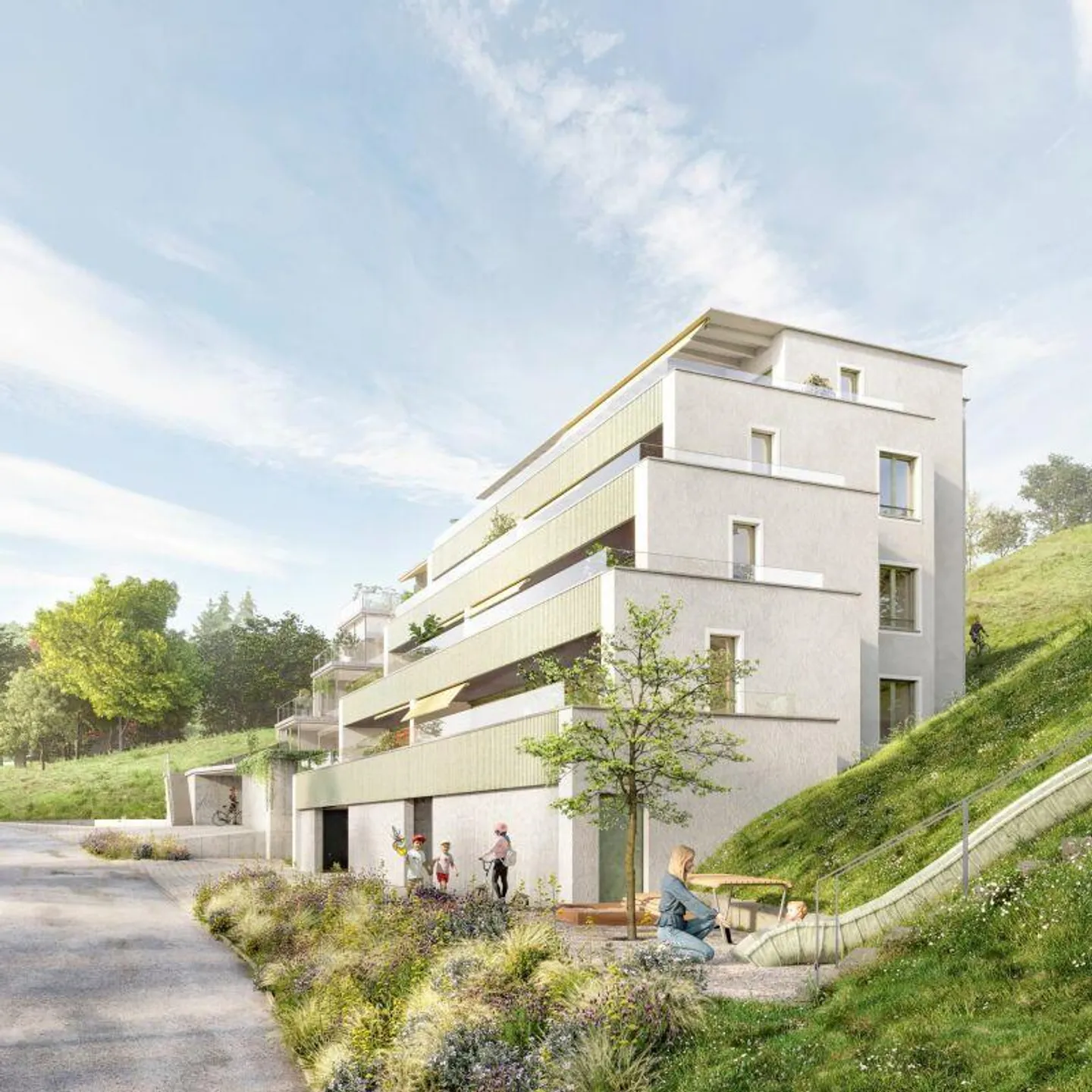 4.5 Zimmer-Neubau Eigentumswohnung (W1) - Foto 4 von 7