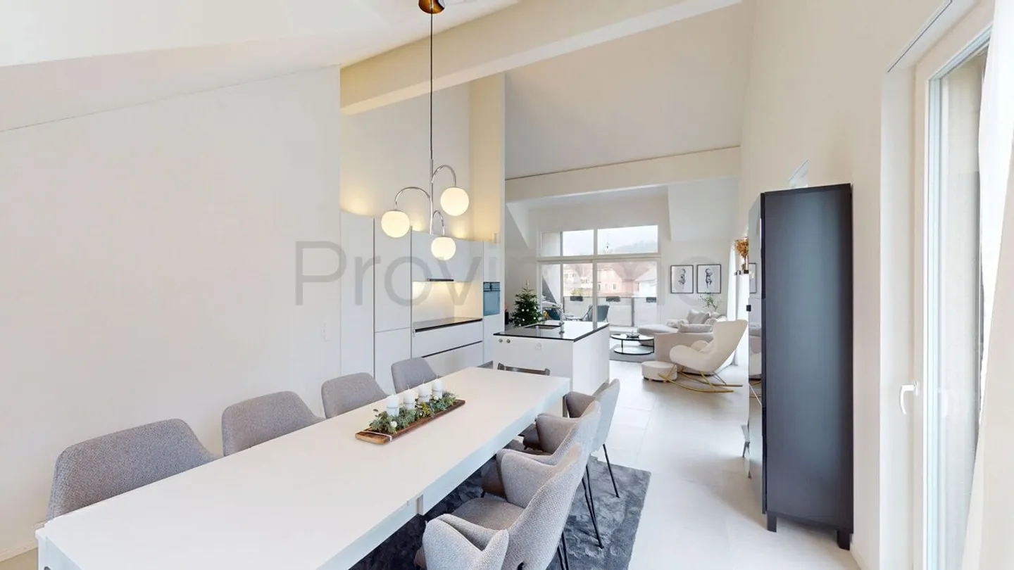 Penthouse spacieux 4.5 pièces - Photo 9 sur 13