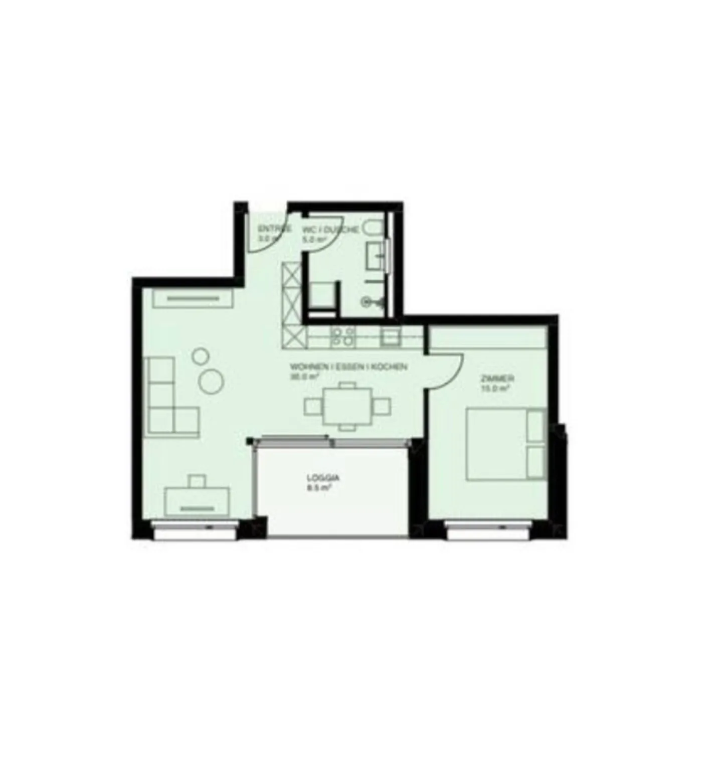 Appartement meublé à Münchenstein - Photo 8 sur 8