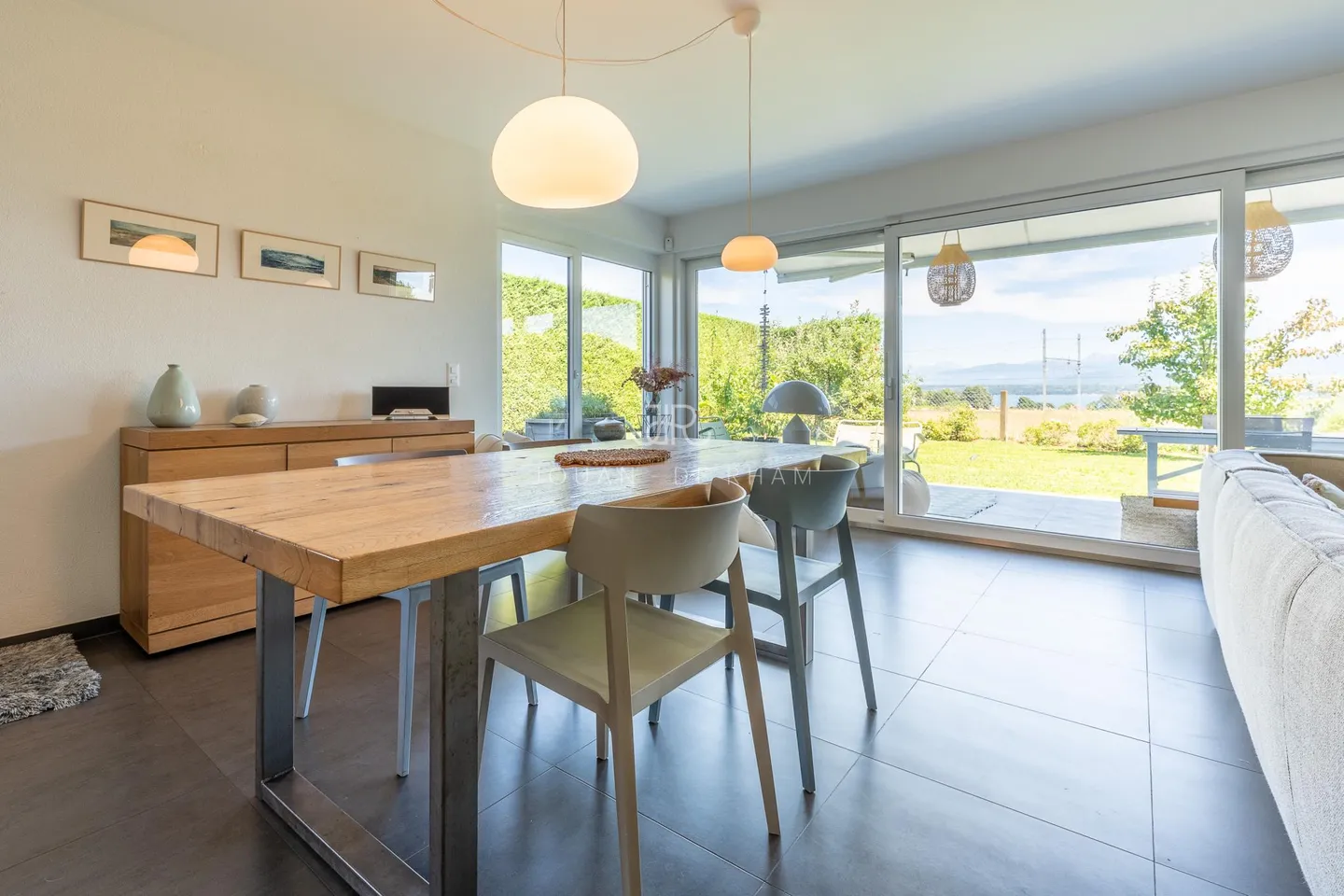 Magnifica vista sul lago - Casa nel villaggio di Founex - Foto 3 di 10