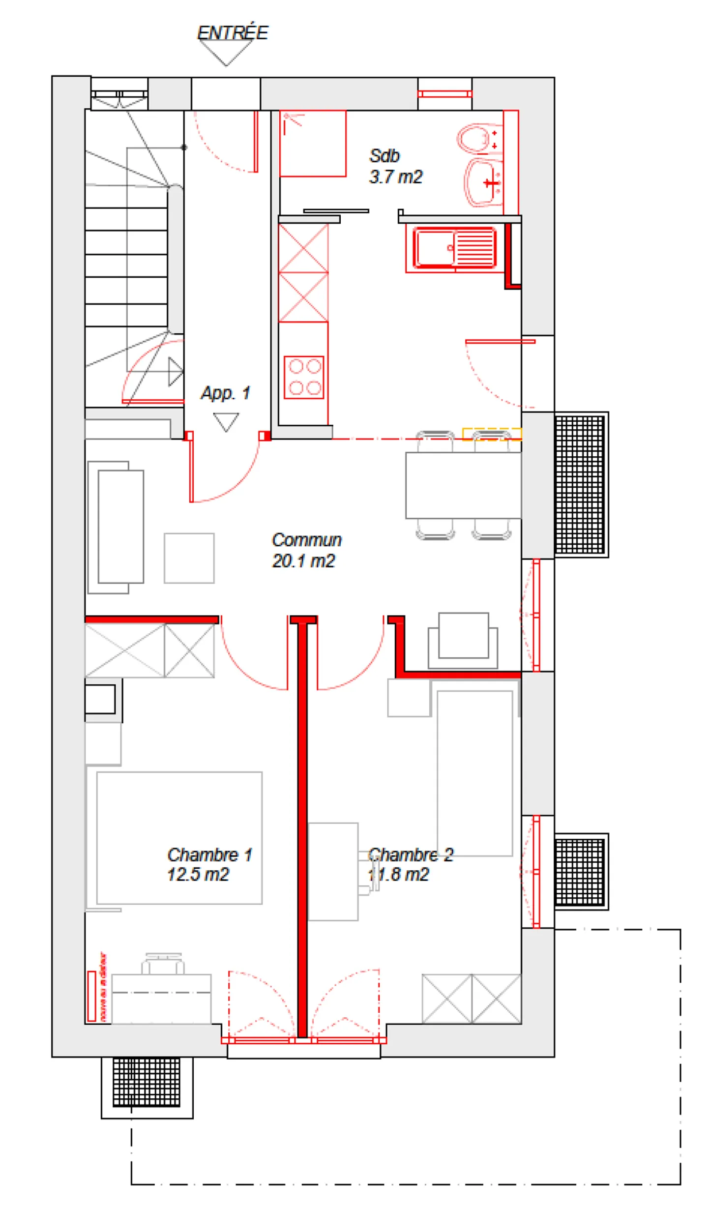 Appartement Neuf avec Jardin Privé - Photo 3 sur 3