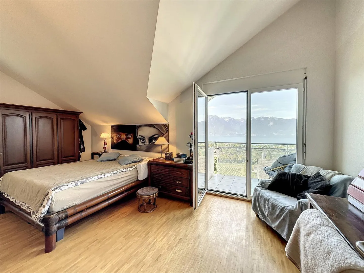 Maison jumelée avec 5,5 pièces, vue panoramique sur le lac et les Alpes - Photo 6 sur 13