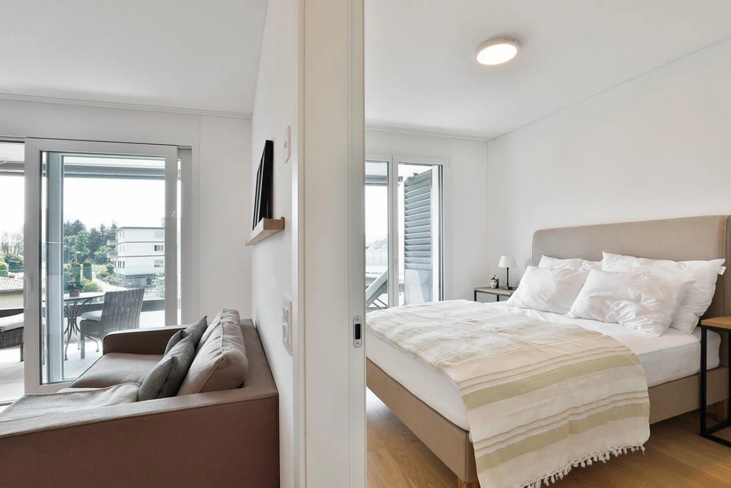 App. Lugano for rent – 2.5 rooms furnished in Pregassona - Photo 9 of 11