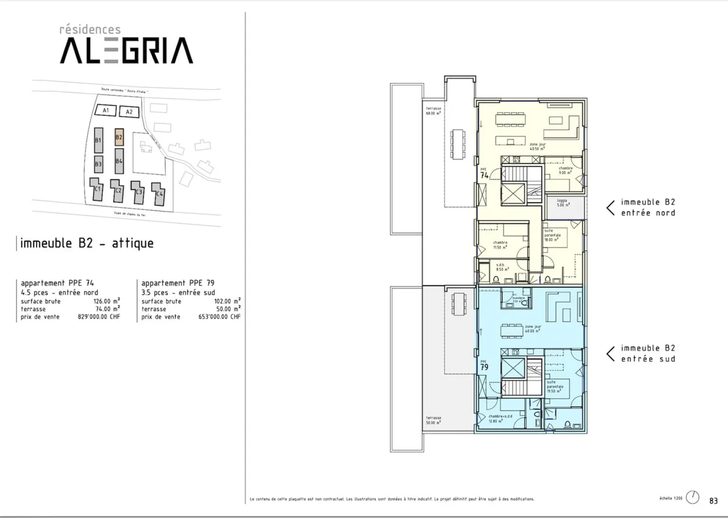 Charmantes Penthouse in Uvrier - Foto 3 von 8
