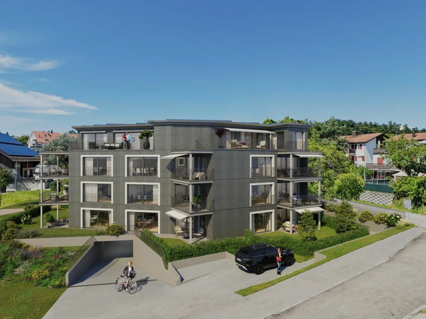 4.5 Room Garden Apartment in New MFH Ruediland - Photo 3 of 3
