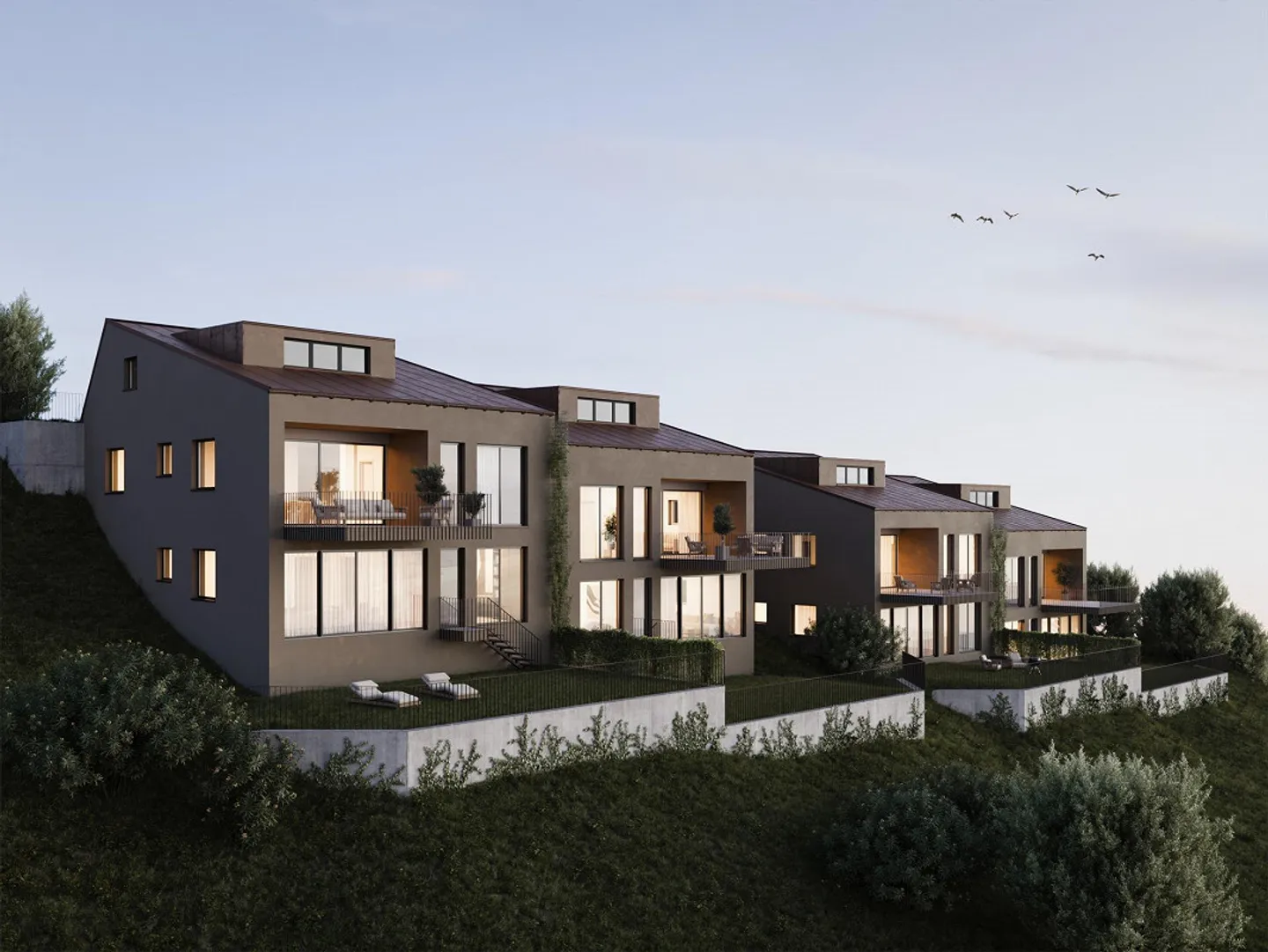 Modern 5.5-room semi-detached family houses in Heiden - Living with style - Photo 1 of 7