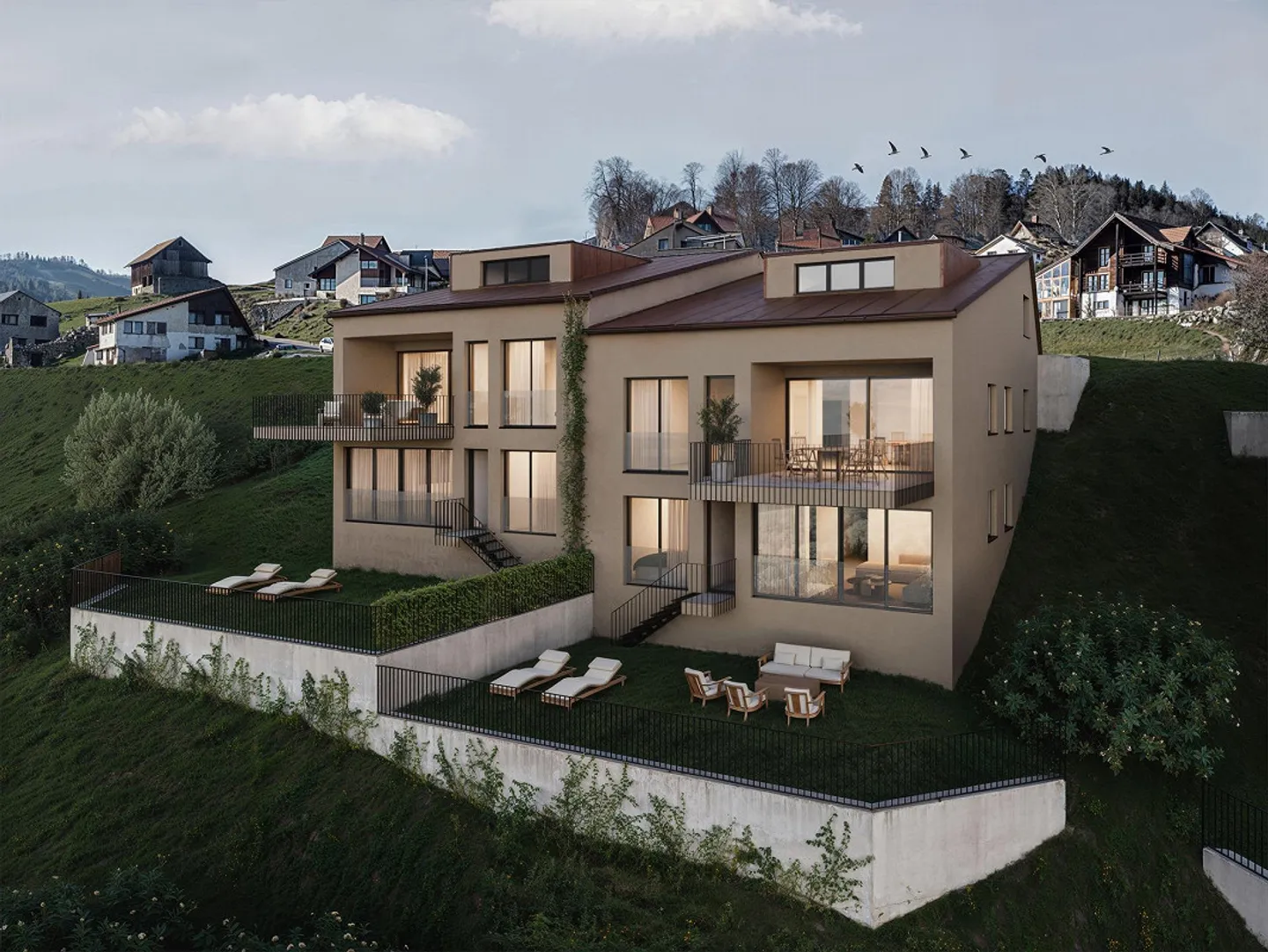 Modern 5.5-room semi-detached family houses in Heiden - Living with style - Photo 3 of 7