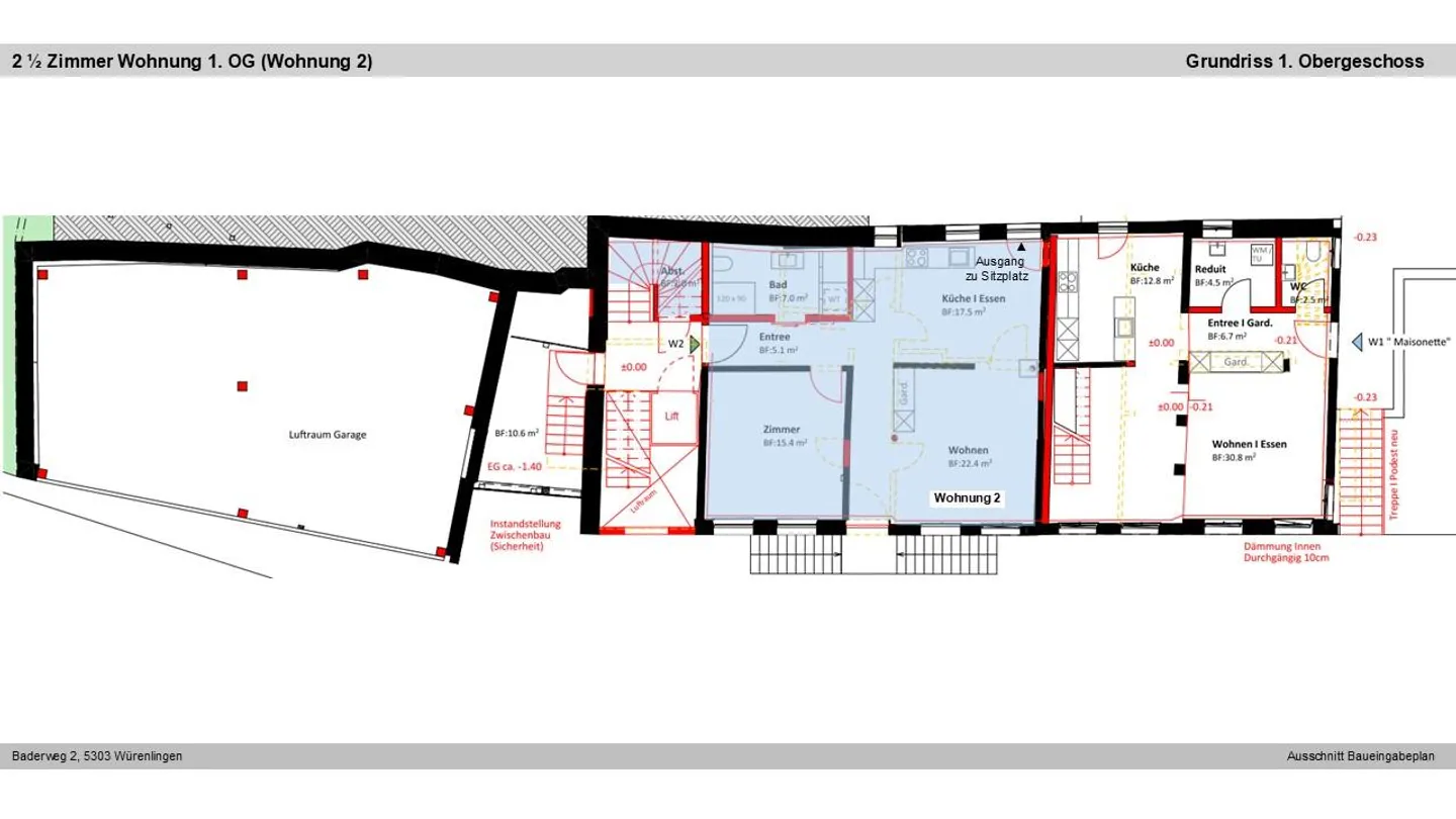 Charmante 2.5 Zimmer Wohnung - Foto 2 von 4