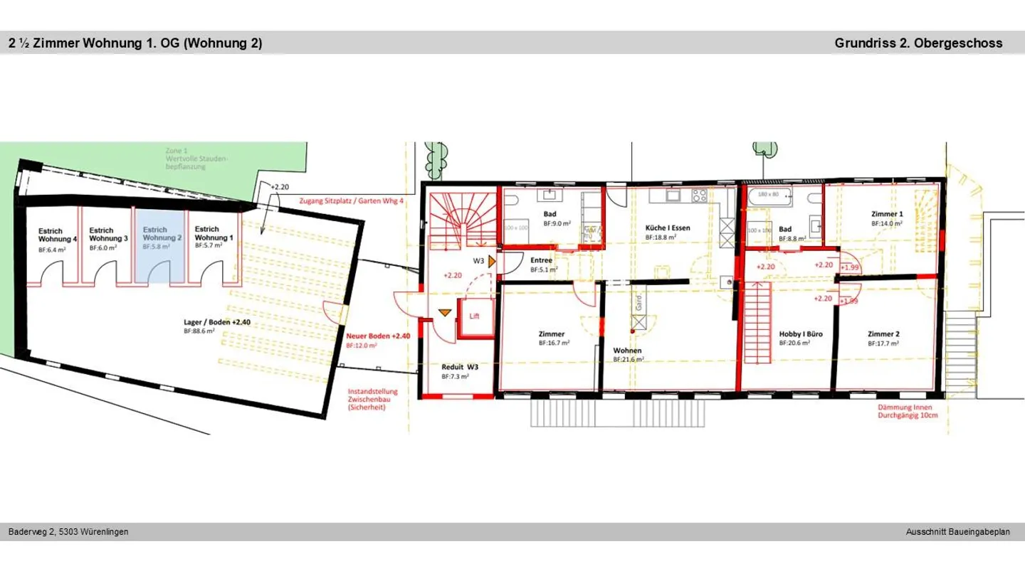 Charmante 2.5 Zimmer Wohnung - Foto 3 von 4
