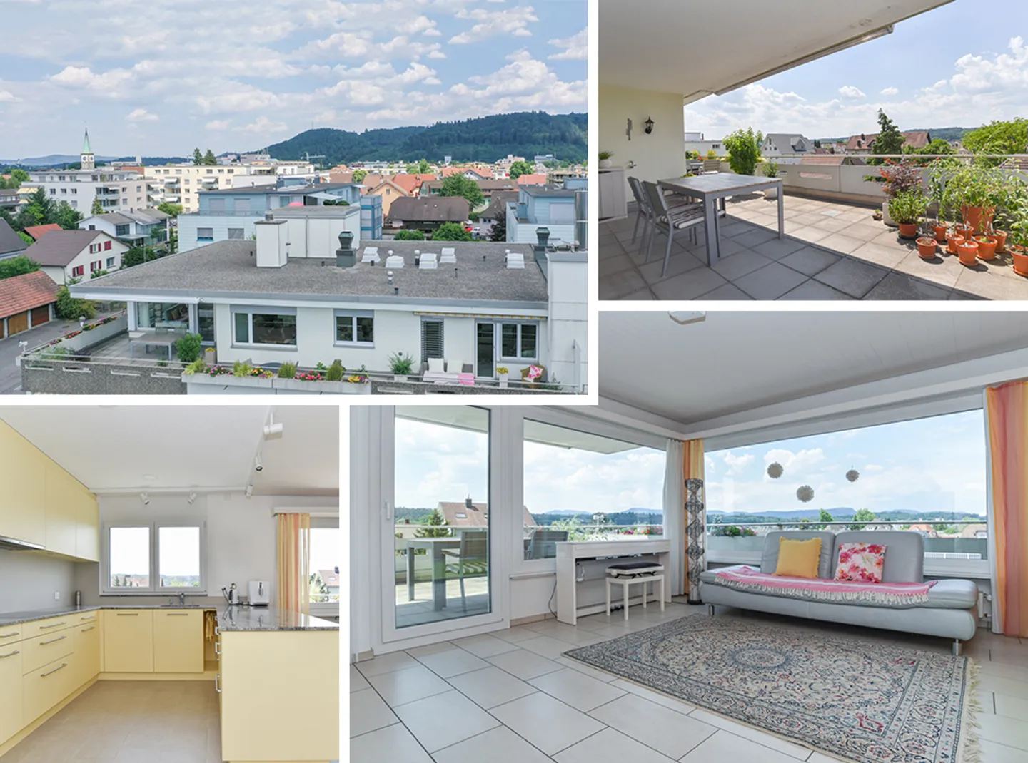 Maison de rêve avec vue : Appartement en attique avec terrasse ensoleillée ! - Photo 1 sur 14