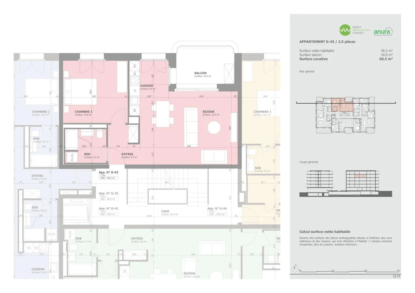 Prairie 2 - Appartamento 2.5 locali al 4° piano - Foto 8 di 10
