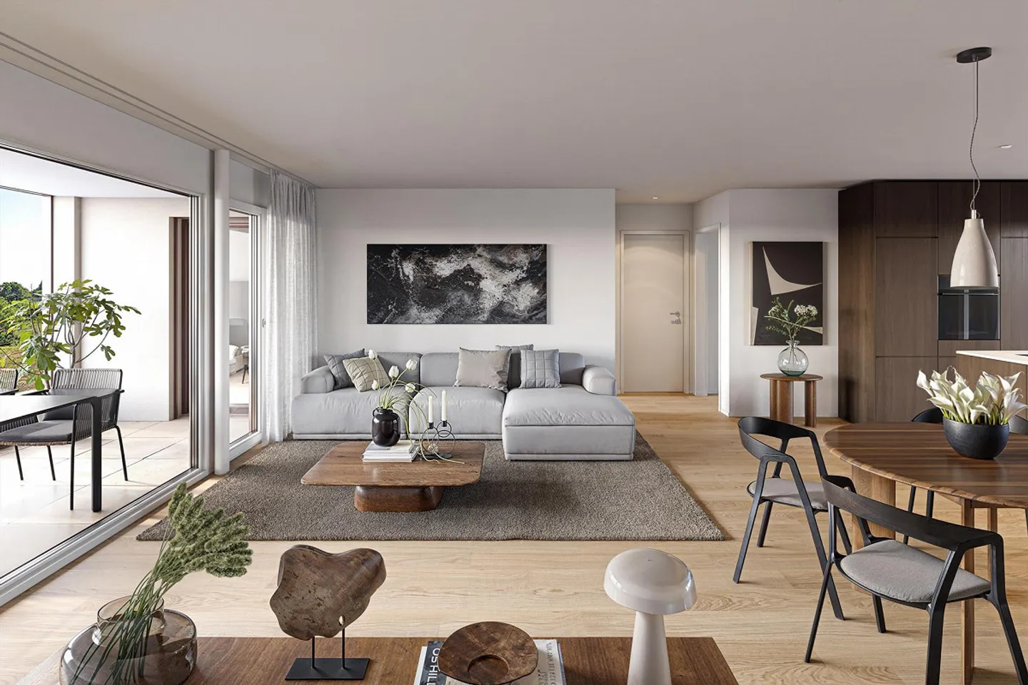 Première location avec facteur de bien-être : appartements modernes de 2,5 pièces à ... - Photo 2 sur 5