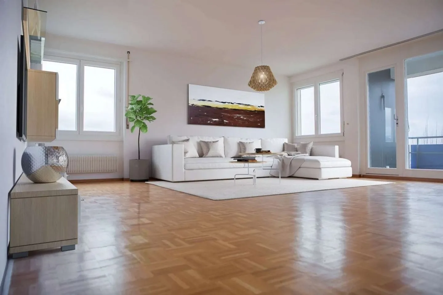 Appartement spacieux dans les hauteurs de Fribourg !! - Photo 1 sur 8