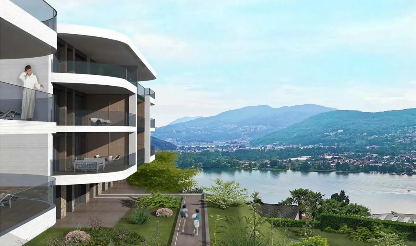 Appartamento 2.5 locali con giardino e vista lago - Foto 4 von 4