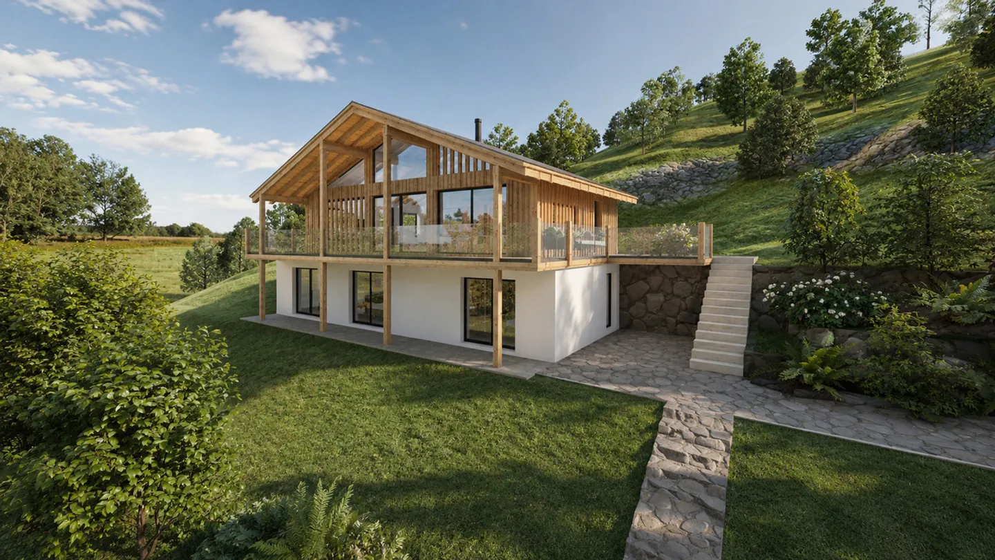 Nouvelle Villa avec Vue Spectaculaire - Photo 2 sur 21