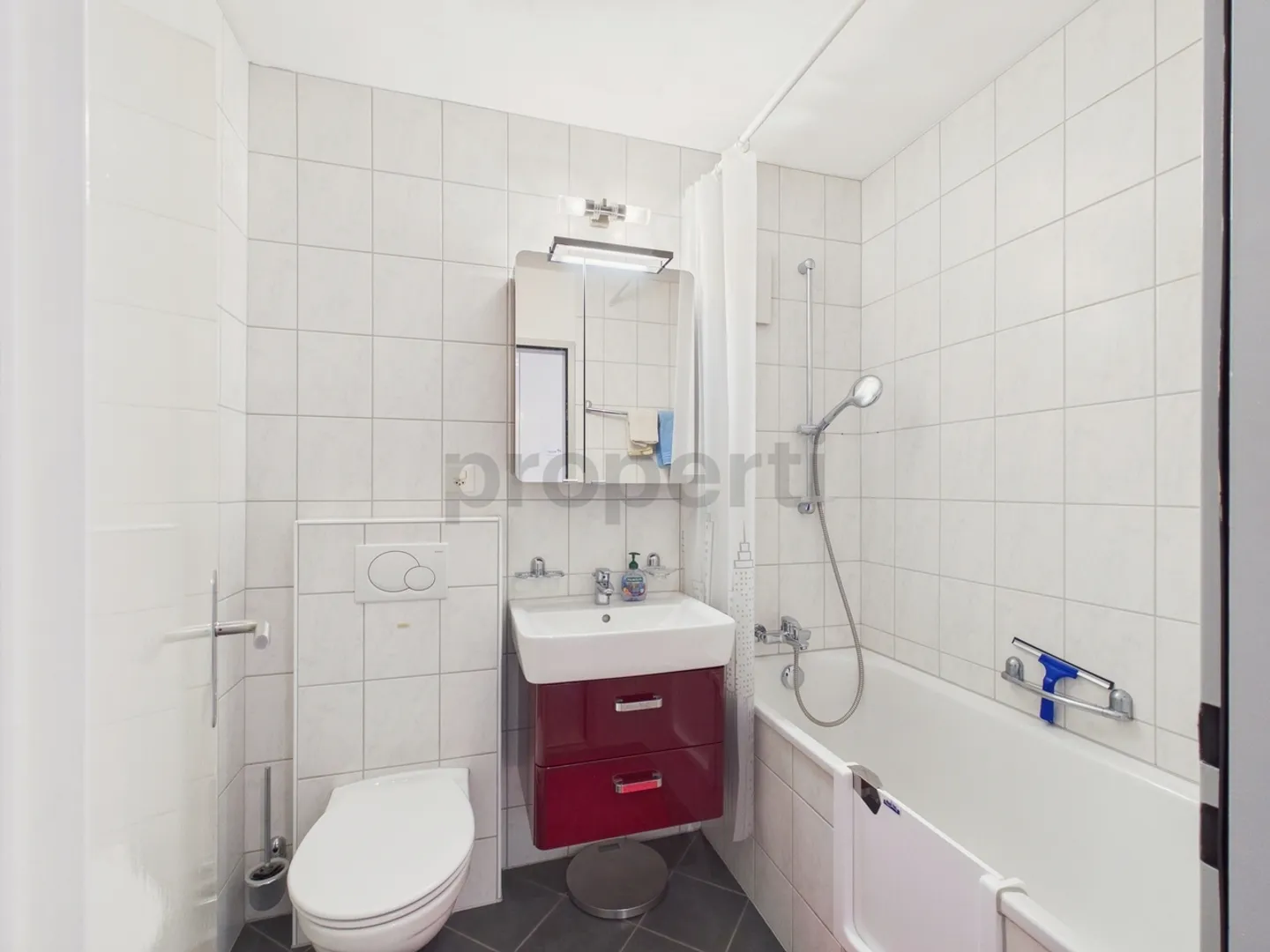 Appartement lumineux de 2,5 pièces meublé avec balcon, Murg - Photo 9 sur 10