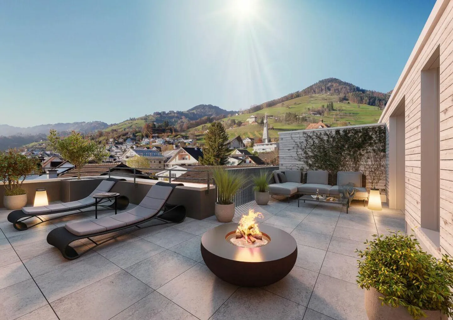 Appartement penthouse de très haute qualité avec immense terrasse et vues magnifiques - Photo 7 sur 10