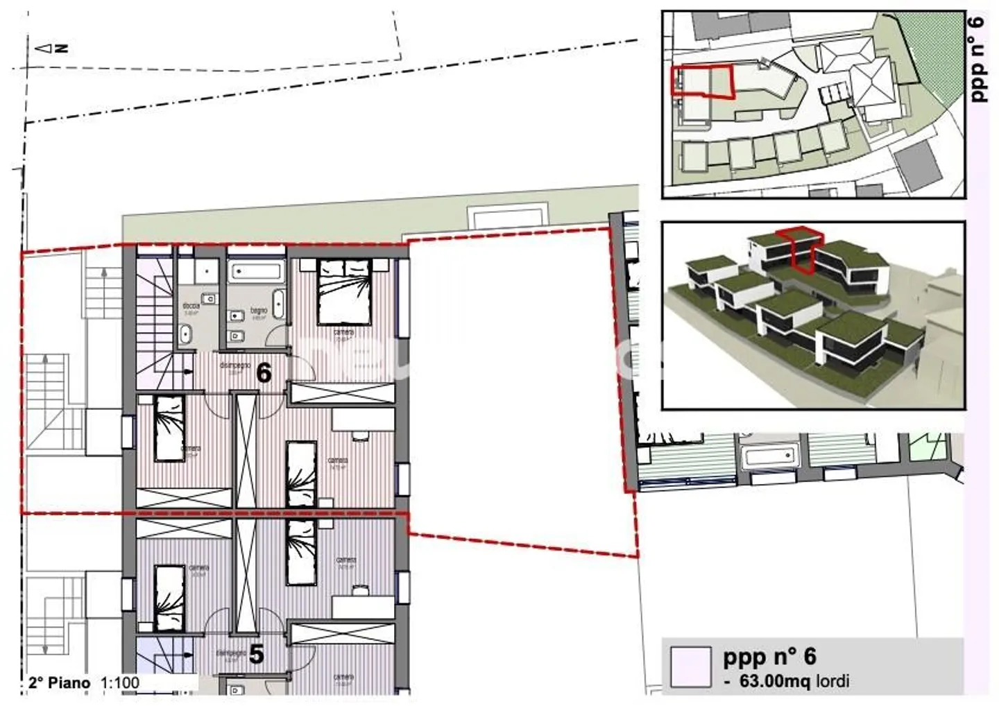 Cadempino, 4,5 nouvelles chambres avec jardin privé - Photo 16 sur 16
