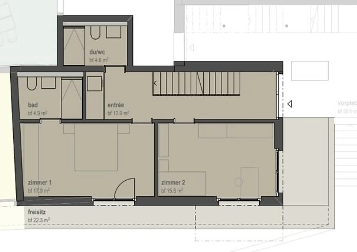 4½-Room Semi-Detached House with High-Quality Expansion - Photo 8 of 9