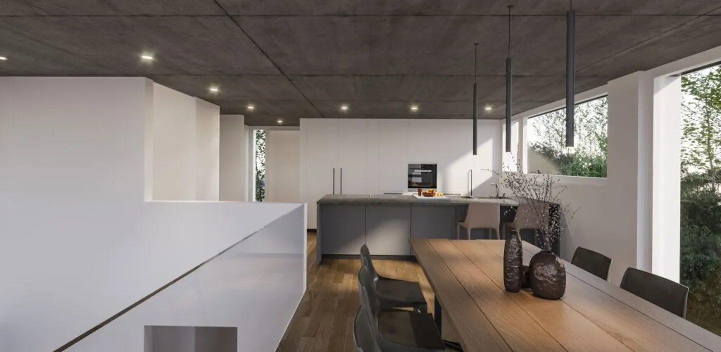 Modernes Doppelhaus in Hochwald - Foto 4 von 8