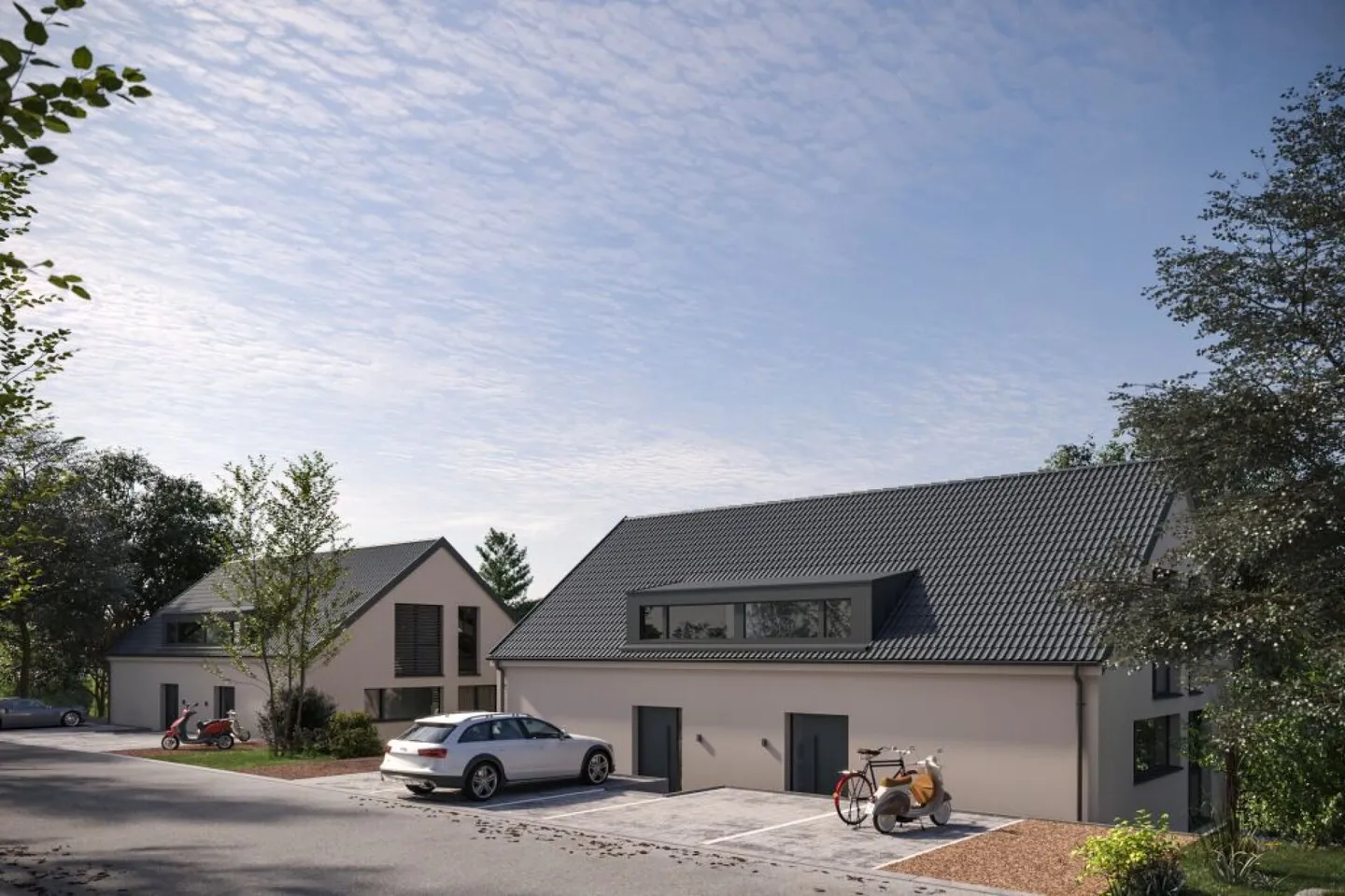 Modernes Doppelhaus in Hochwald - Foto 2 von 8