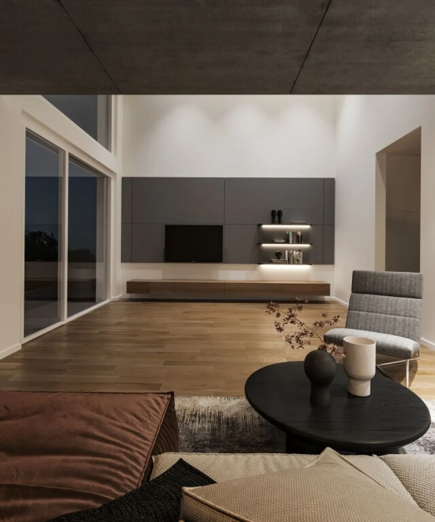 Modernes Doppelhaus in Hochwald - Foto 7 von 8