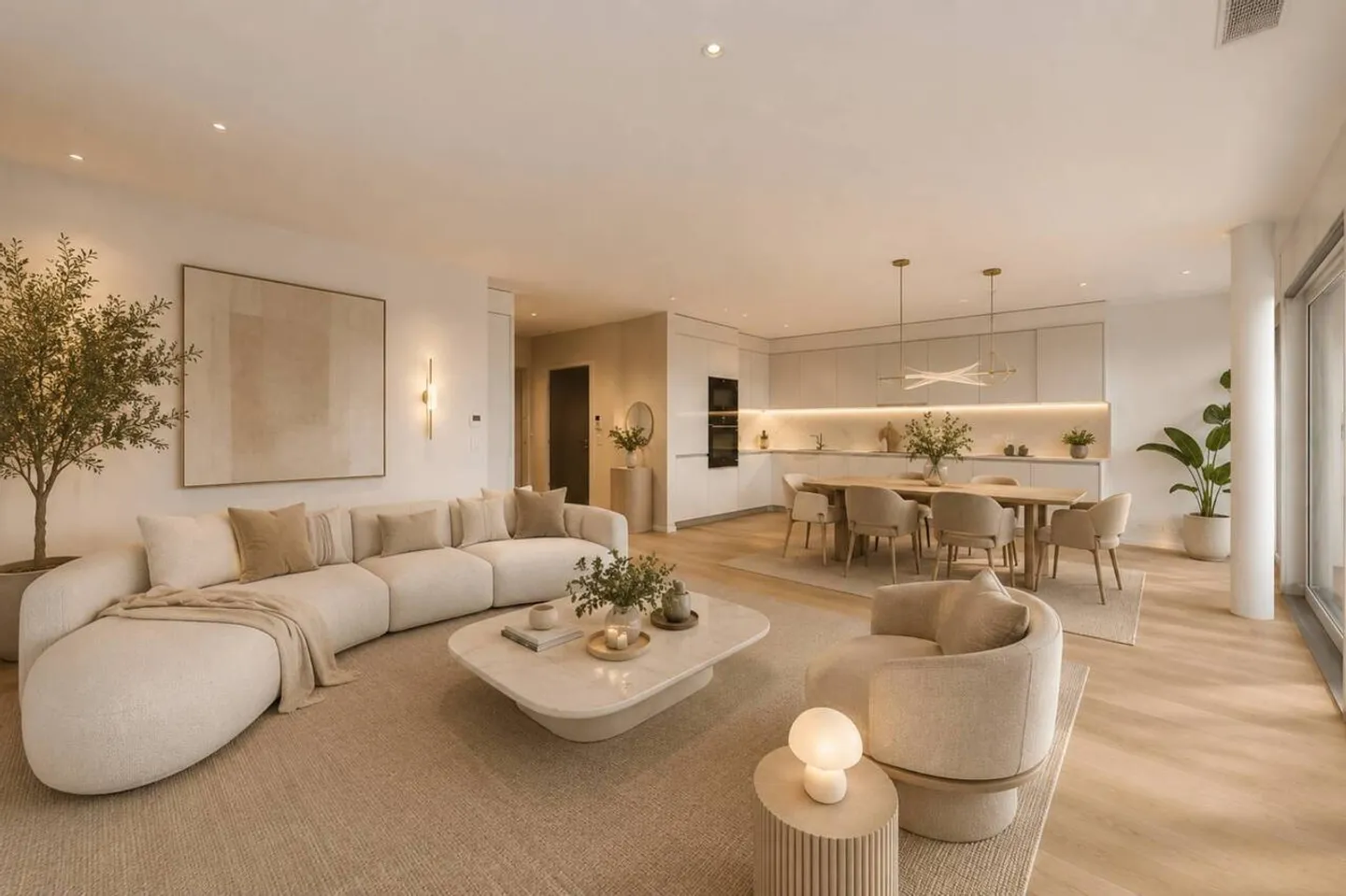Appartamento di lusso di 4,5 locali.<br />Vista lago e grande balcone coperto di 76m2. - Foto 2 di 5