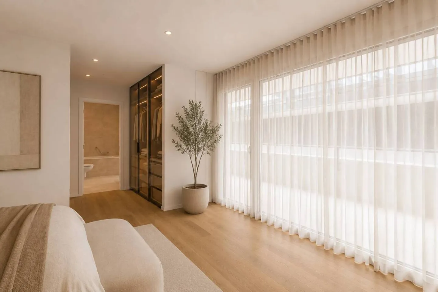 Appartamento di lusso di 4,5 locali.<br />Vista lago e grande balcone coperto di 76m2. - Foto 3 di 5