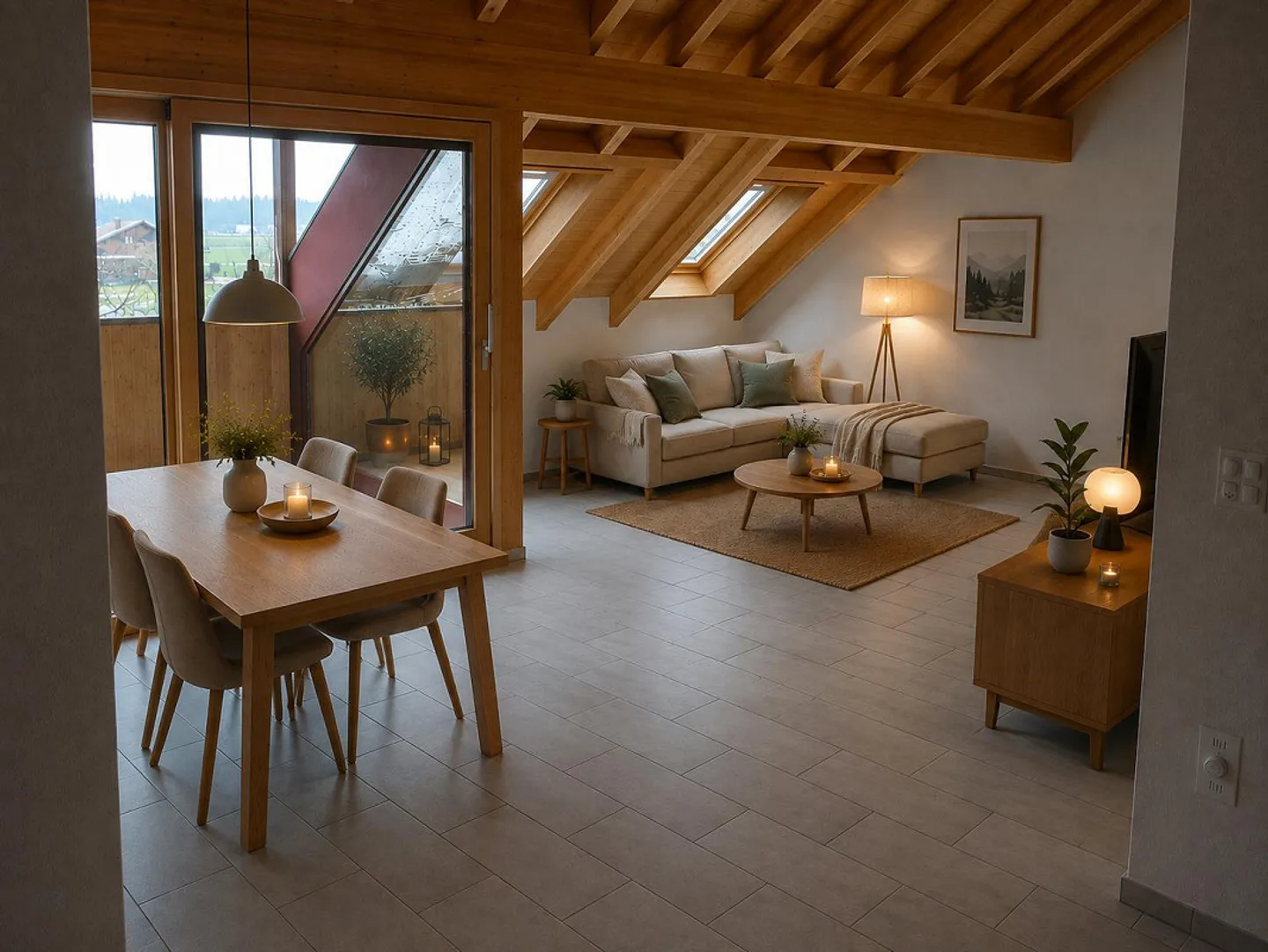 Beautiful 5 ½ Room - Attic Apartment with Gallery - Photo 1 of 12