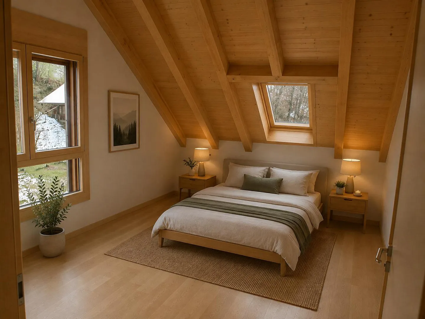 Beautiful 5 ½ Room - Attic Apartment with Gallery - Photo 3 of 12