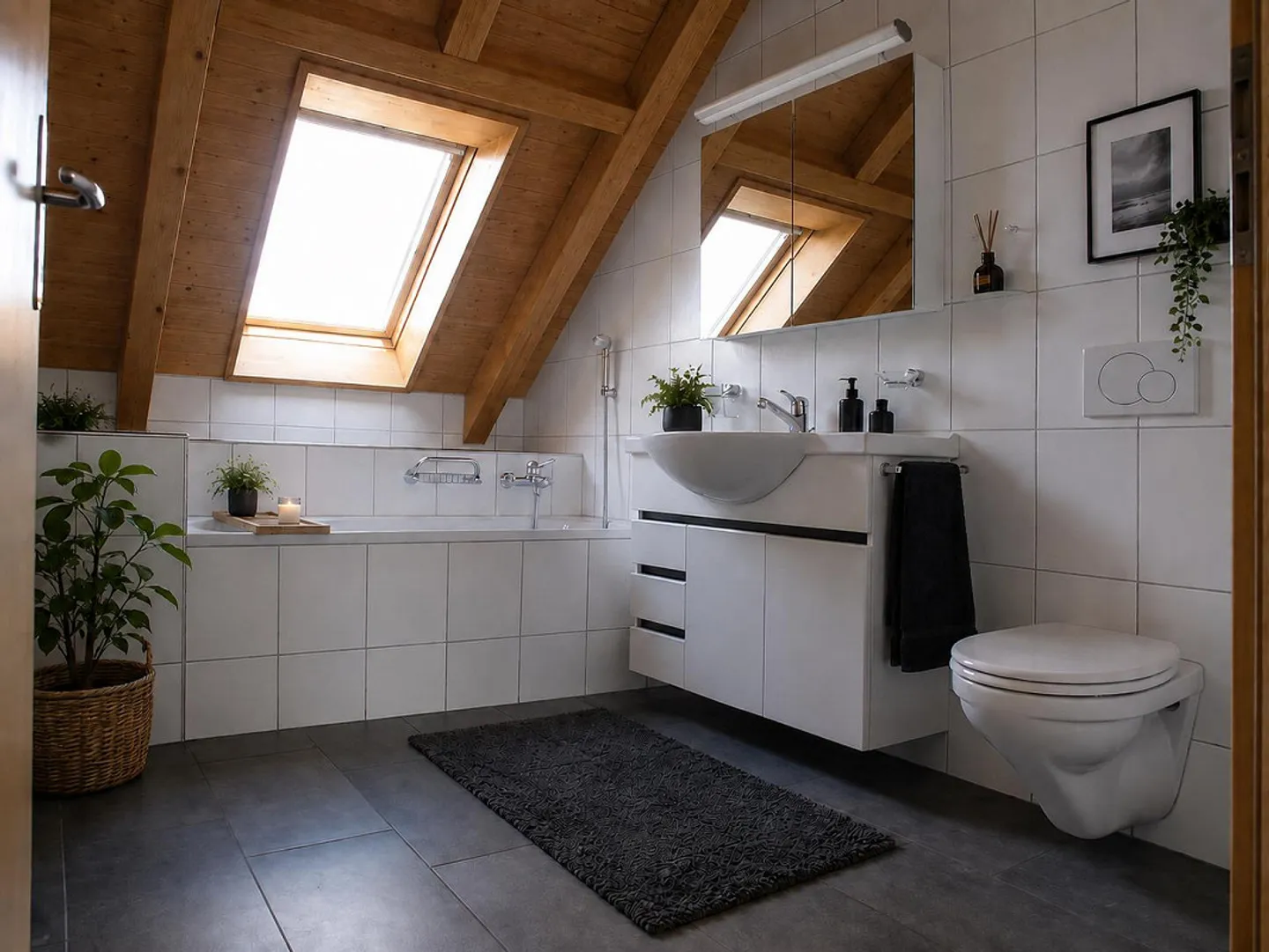 Beautiful 5 ½ Room - Attic Apartment with Gallery - Photo 5 of 12