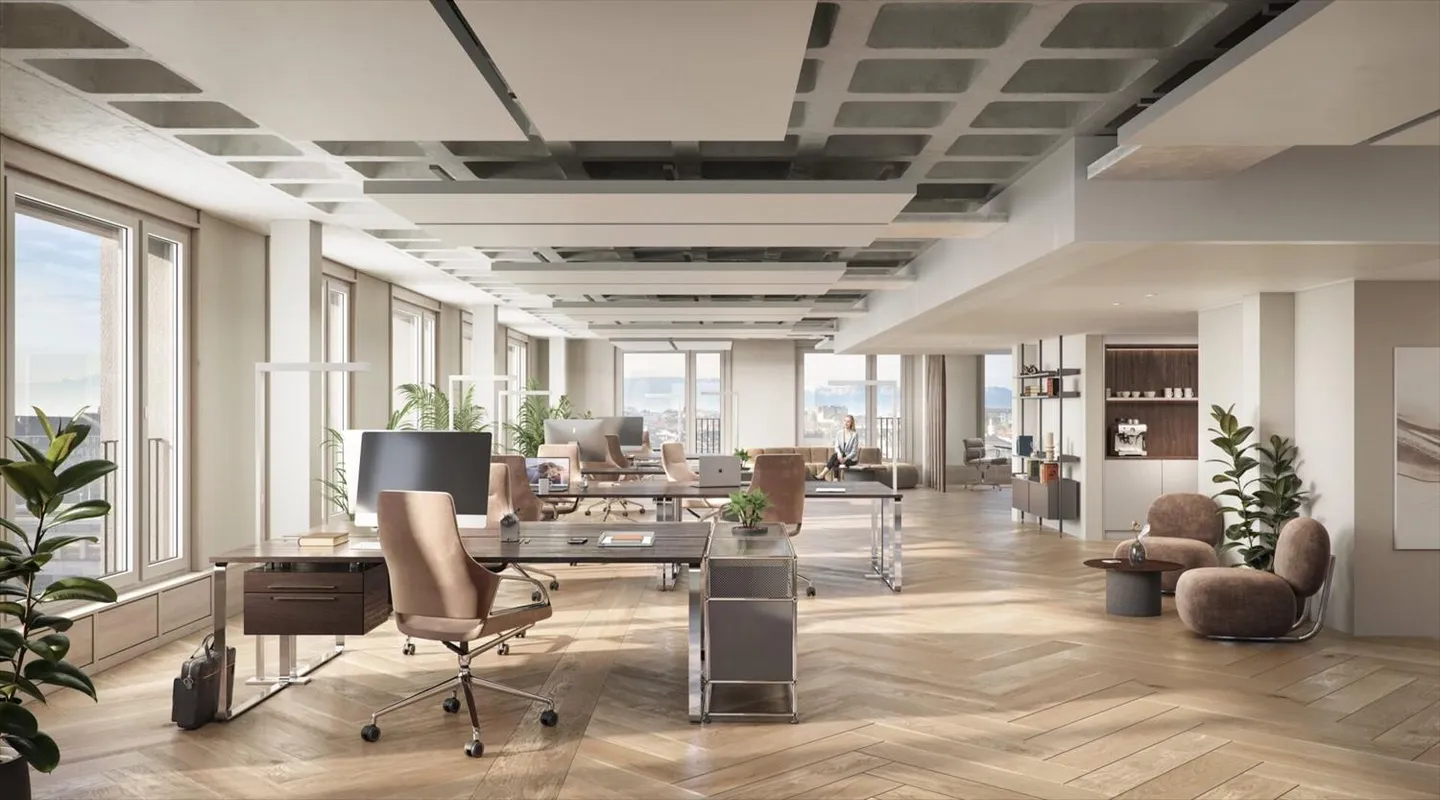 Helle und moderne Büros - 2. bis 7. Etage des Le Carré Cornavin - Foto 2 von 3