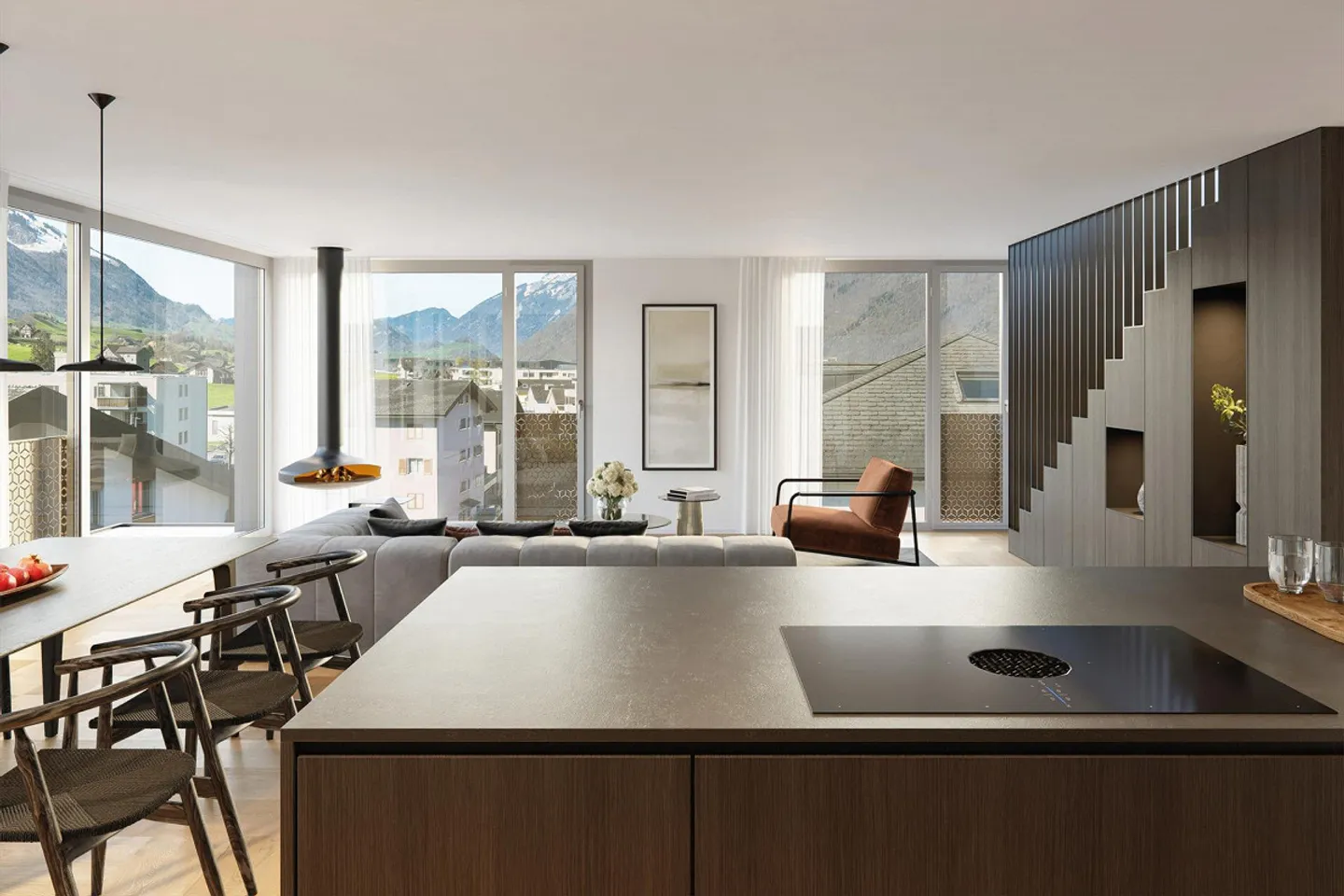 Appartamento Attico Nuovo di 4.5 Stanze con Terrazza sul Tetto - Foto 3 di 12