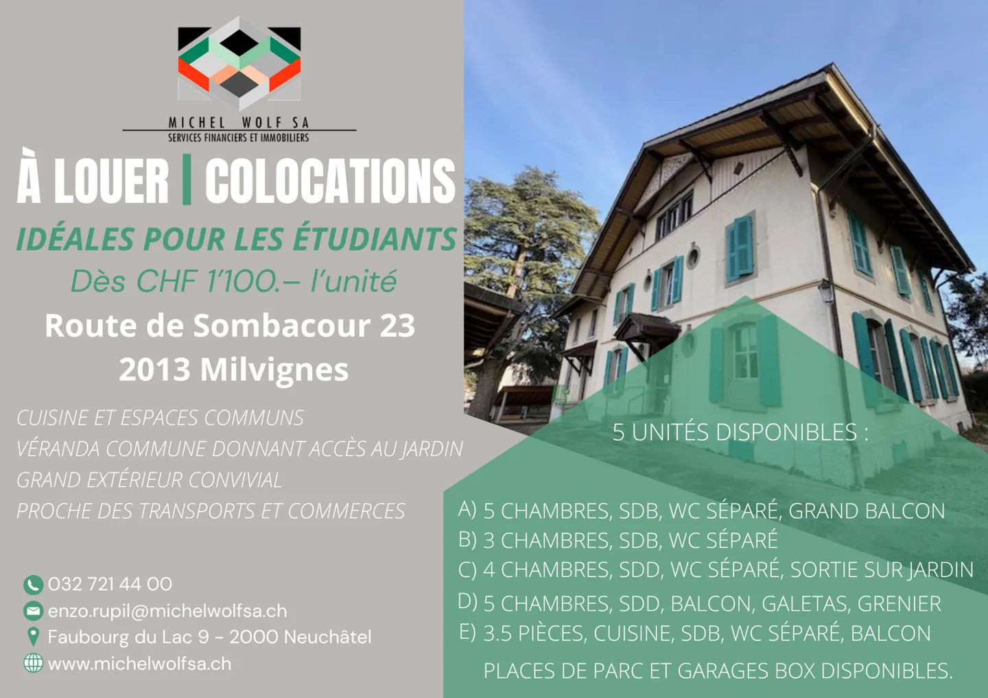 Attractive Shared Accommodations in Colombier - Photo 2 of 3