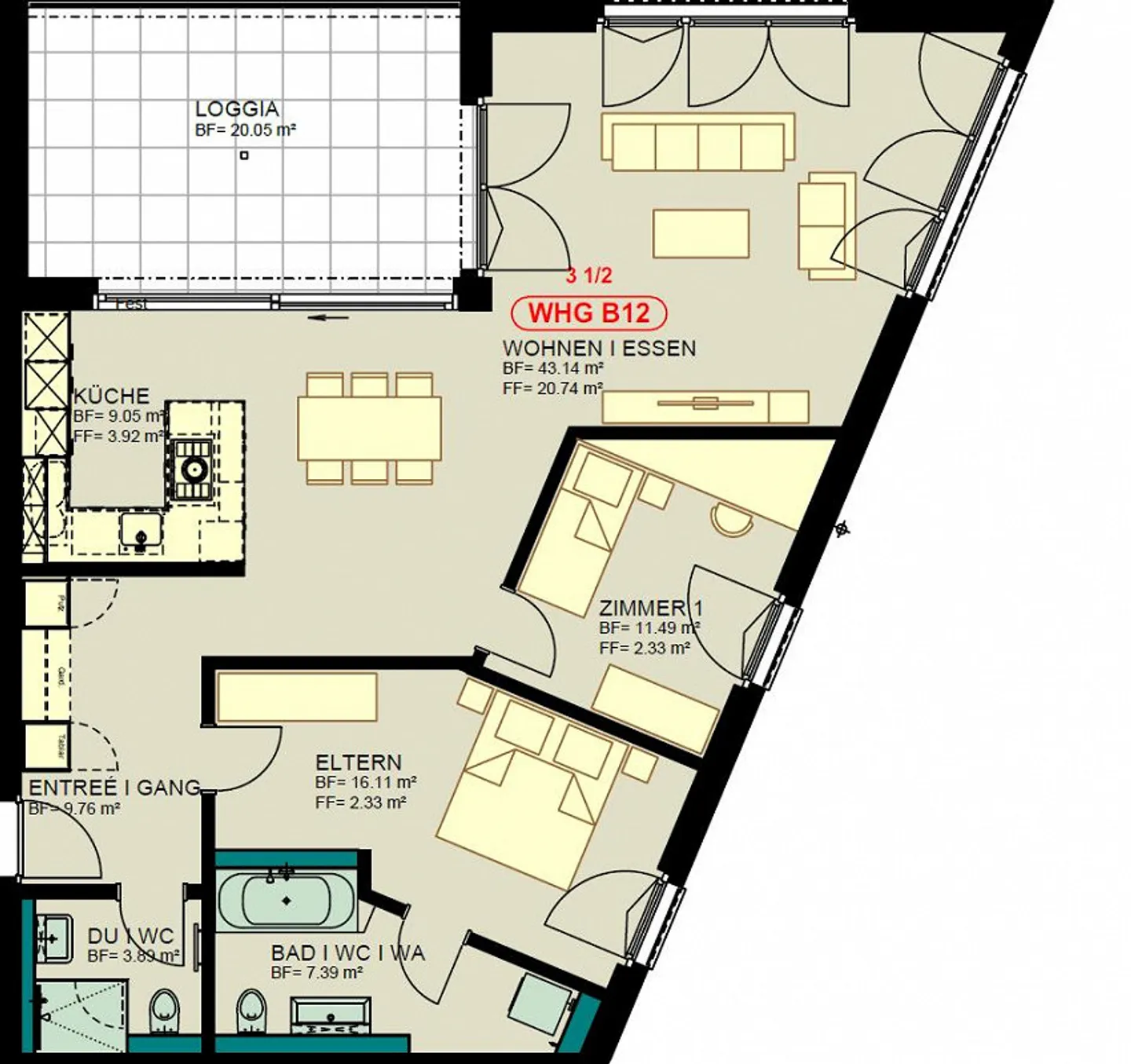 Wohnen an ruhiger Lage mit Seesicht - Foto 10 von 10