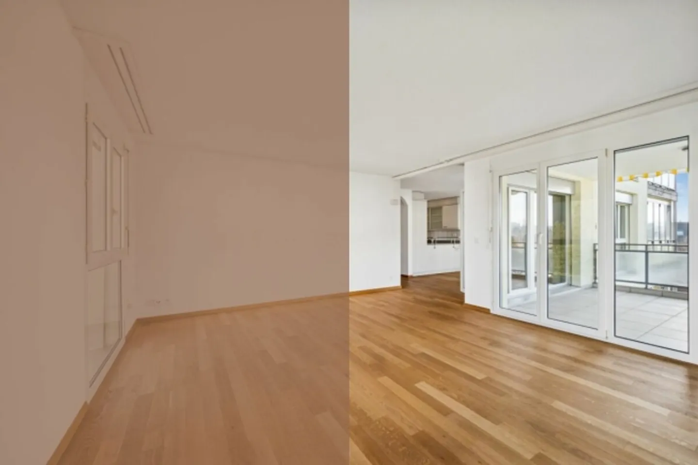 Attractive 4.5-room apartment with balcony and wide view into the greenery - Photo 1 of 13