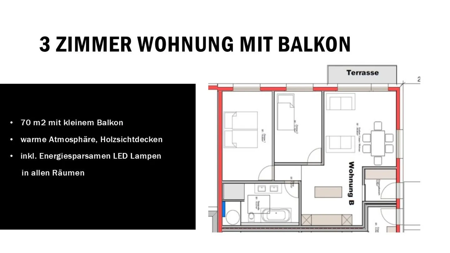Bright friendly 3 room apartment in a central location - Photo 2 of 7
