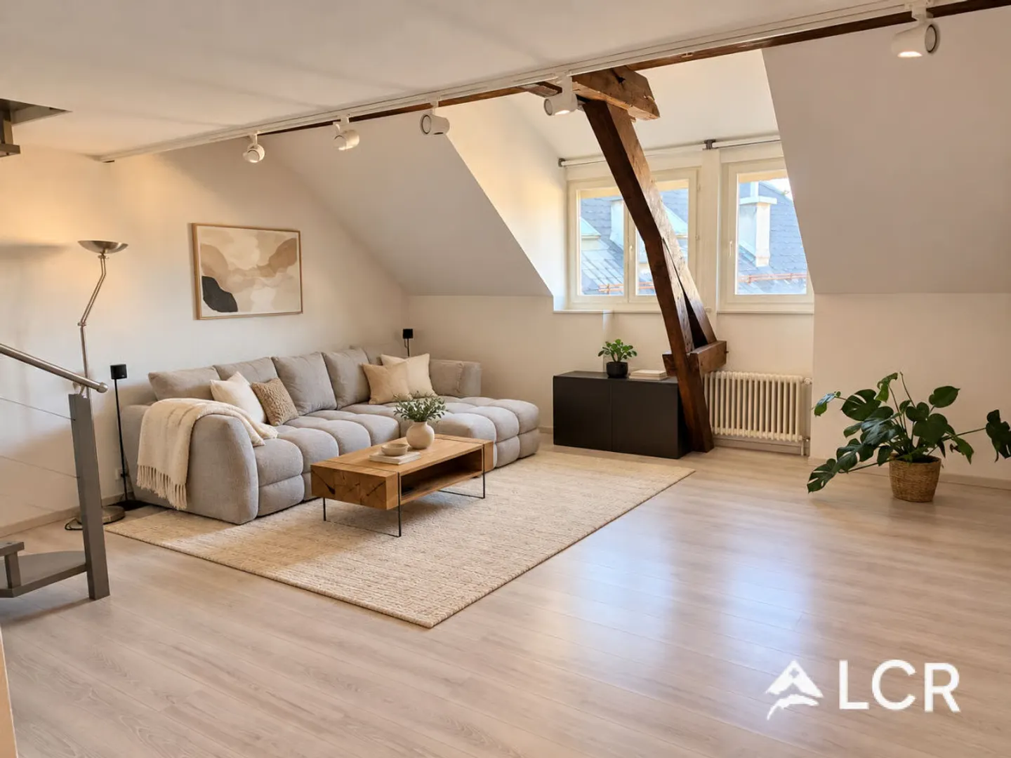 Bellissimo duplex parzialmente arredato di 3,5 locali a Losanna - Foto 2 di 13