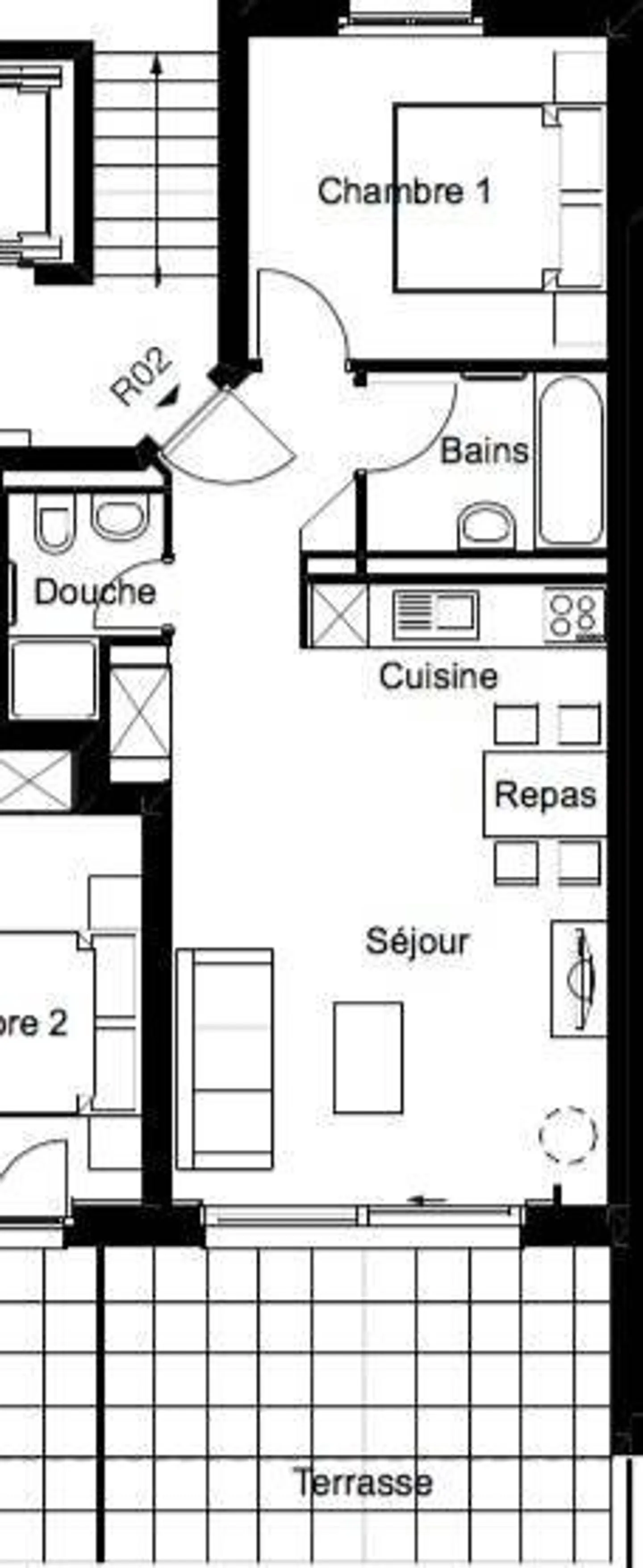 2.5 pièces à Ovronnaz, orientation plein sud - Photo 3 sur 4