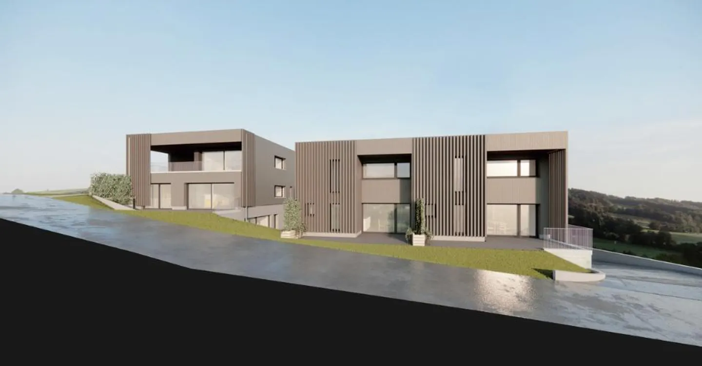 St-Aubin, à vendre, villa mitoyenne de 148 m2, terrain de 375 m2 - Photo 1 of 7