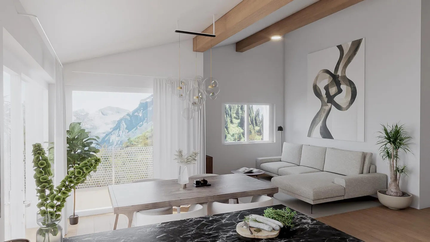 Nuova promozione - Residenza con 4 appartamenti in PPE nel villaggio di Collombey - Foto 4 di 4