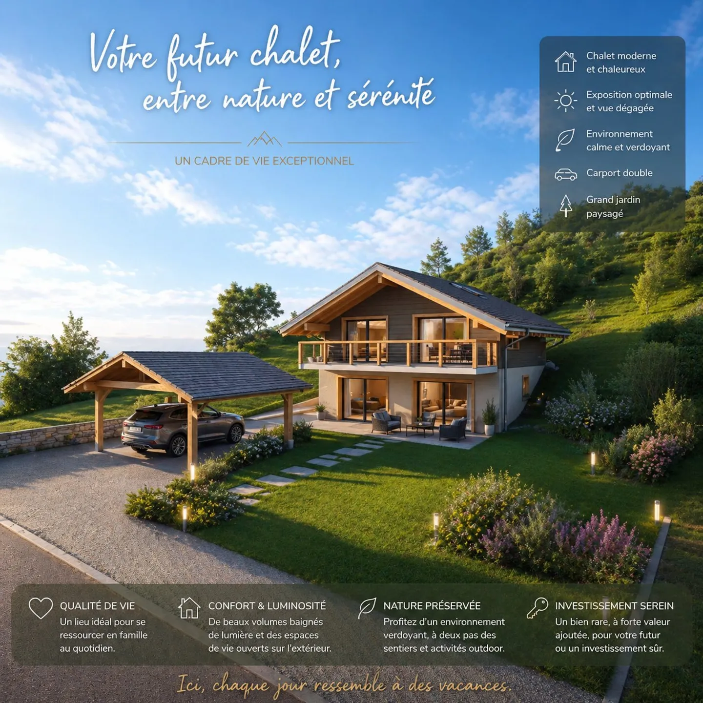 For Sale? Action: Superb New Villa in Posses-sur-Bex, just a few minutes from Gryon - Photo 1 of 5