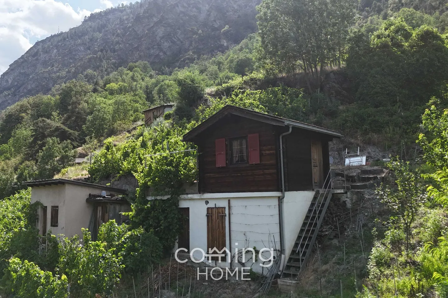 Terreno viticolo con cottage viticolo a Stalden - viticoltura nella valle di Vispertal - Foto 5 di 9