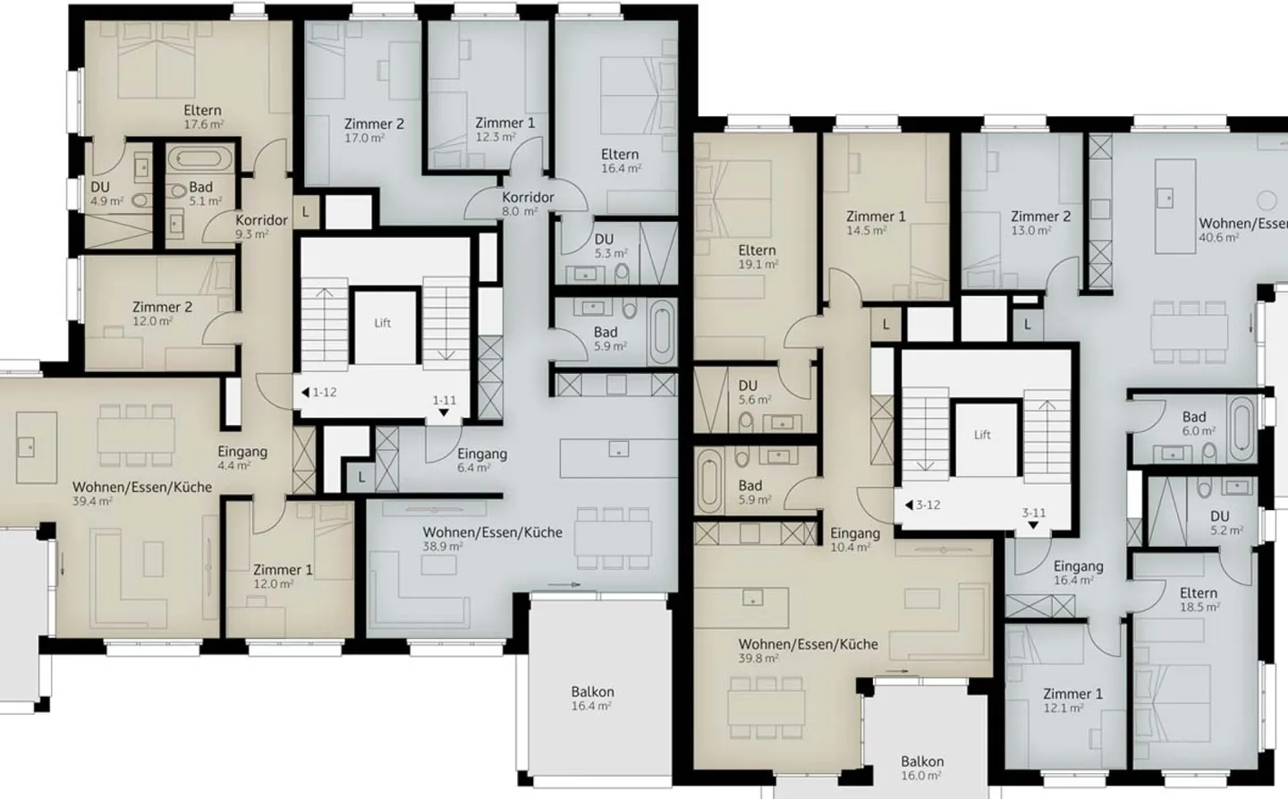 133 m² | 4.5-Zi.-Wohnung | 1. OG - Photo 8 of 11