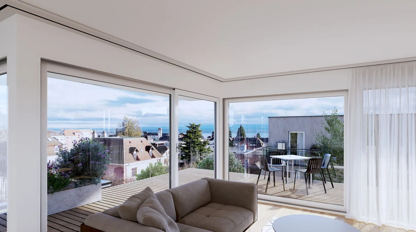 Appartamenti spaziosi di 4,5 stanze: 124m2 e 37m2 di balcone - Foto 2 di 8