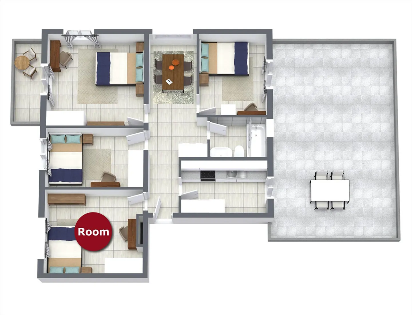 Geräumige Coliving-Wohnung - Foto 14 von 14