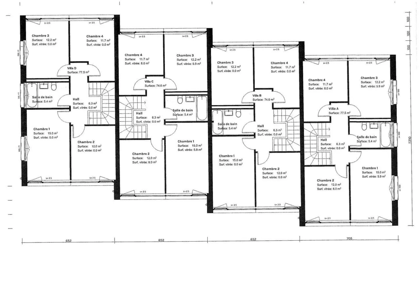 4 Doppelhaushälften in Conthey - Foto 14 von 16