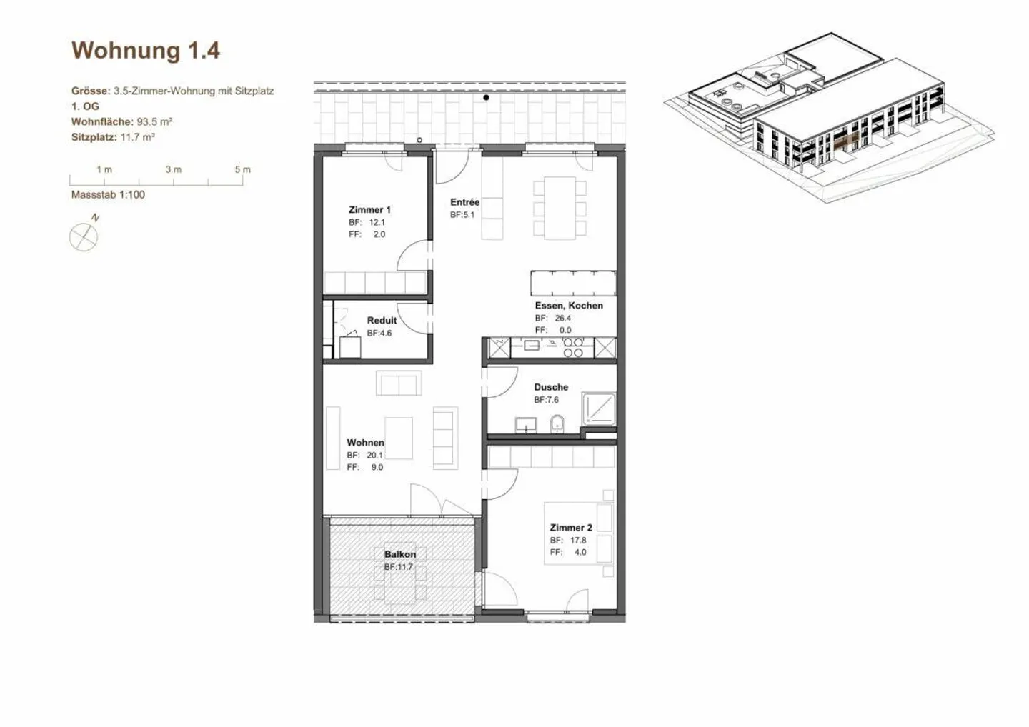 Vivere di alta qualità in Hüslimattweg - Appartamento 3.5 stanze - Foto 13 di 13