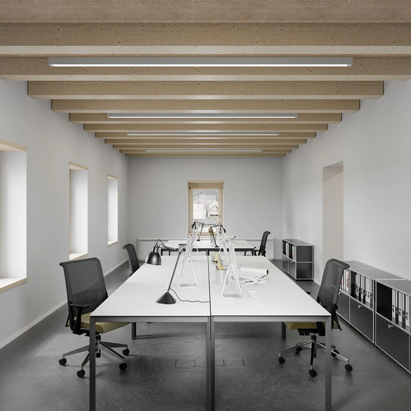 Stazione FFS Giubiasco: Ufficio/Studio con superficie modulabile di circa 145 m2 (certificazione SNBS) - Foto 2 di 5